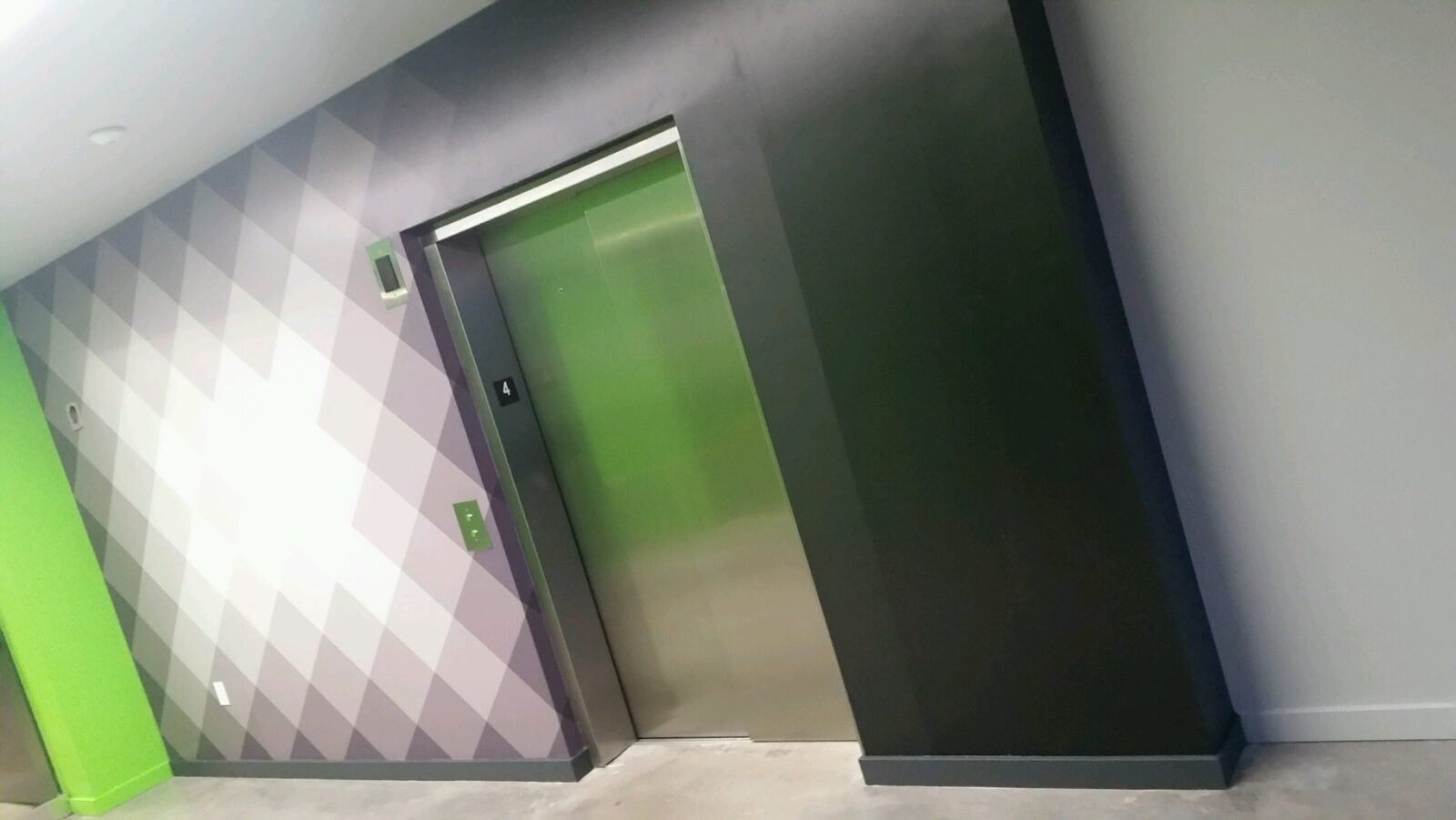 Elevator Printed Wall Graphic