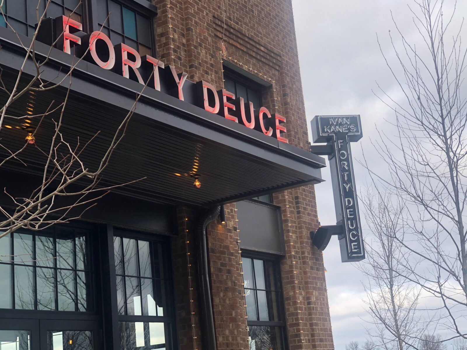 Forty Deuces Building Sign