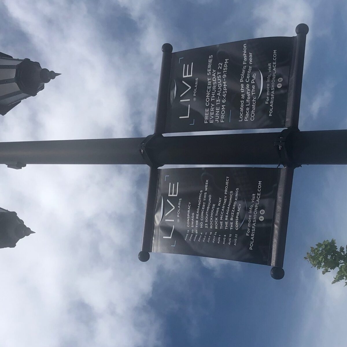 Polaris Street Light Pole Banners